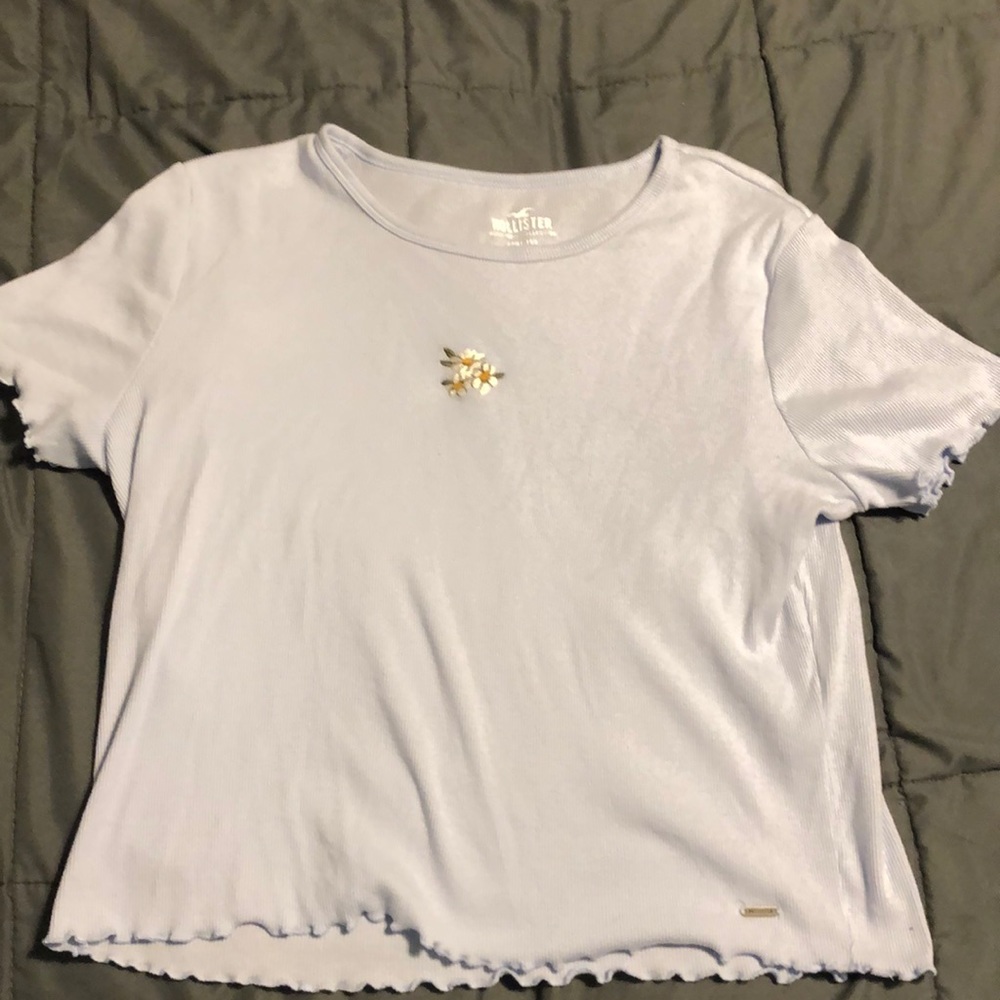 Baby Blue Hollister Shirt